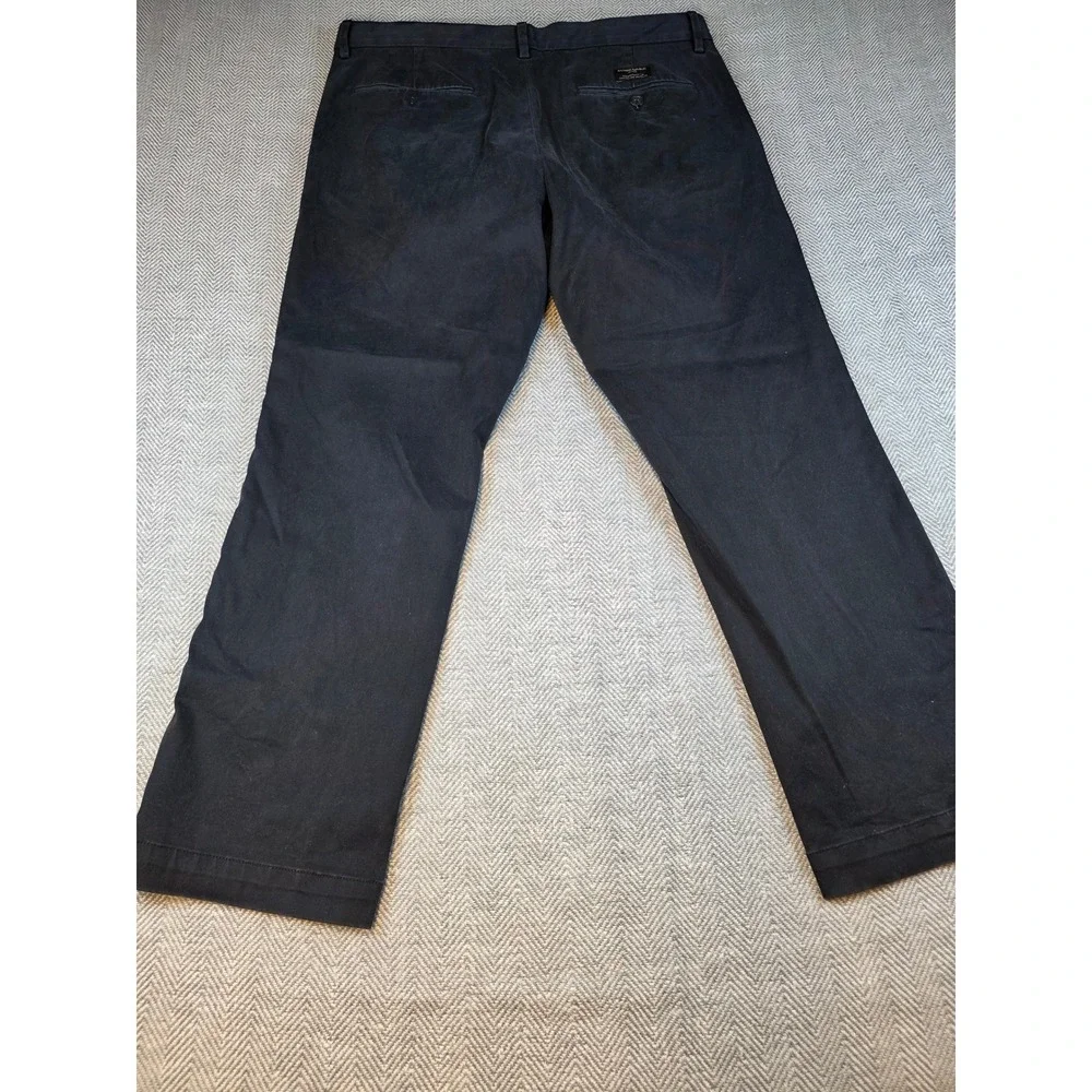 Banana Republic Aiden Slim Fit Chino Pants Mens 36x30 Navy Blue Cotton Stretch